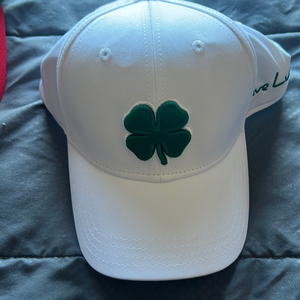 Brand new white Black Clover hat.